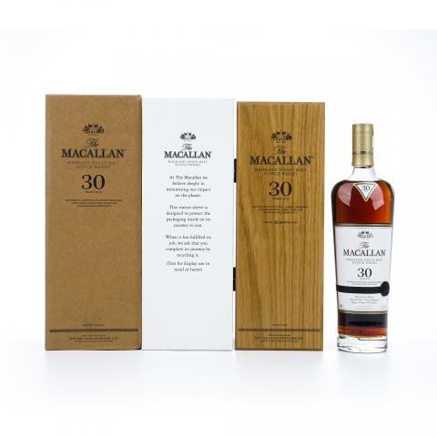 【附X光图】Macallan 麦卡伦 30年 2024 雪莉桶 黑腰带 木礼盒