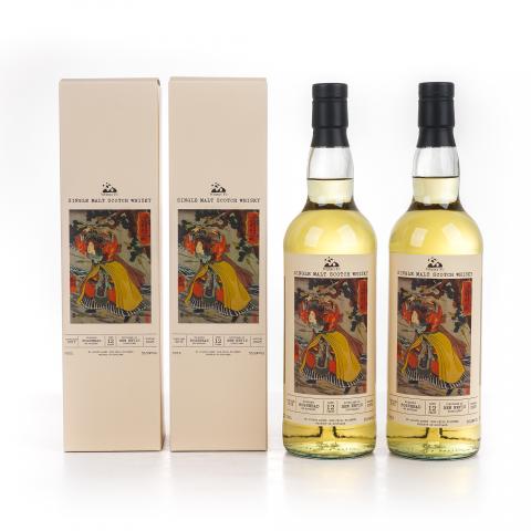 Bennevis 本尼维斯 12年 2013-2025 「通俗水浒传豪杰·一丈青扈三娘」单桶 2支组