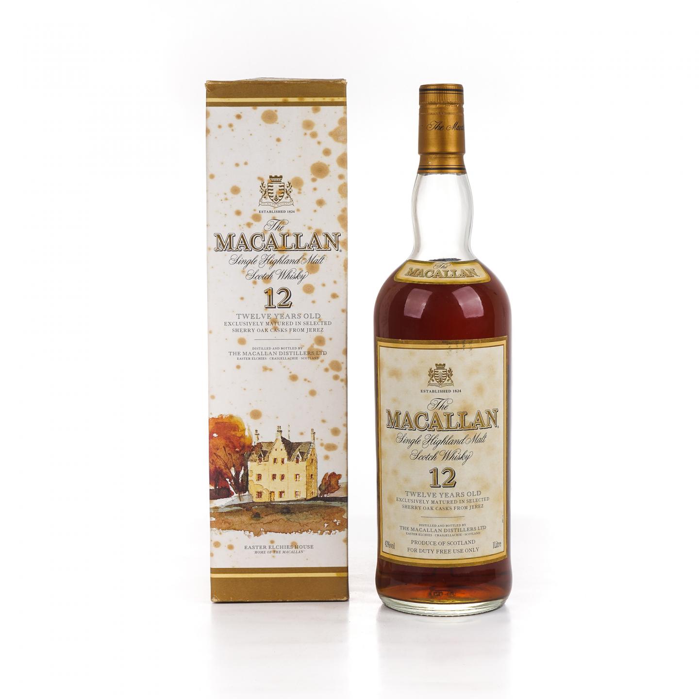 Macallan 麦卡伦 12年 雪莉桶 1升装