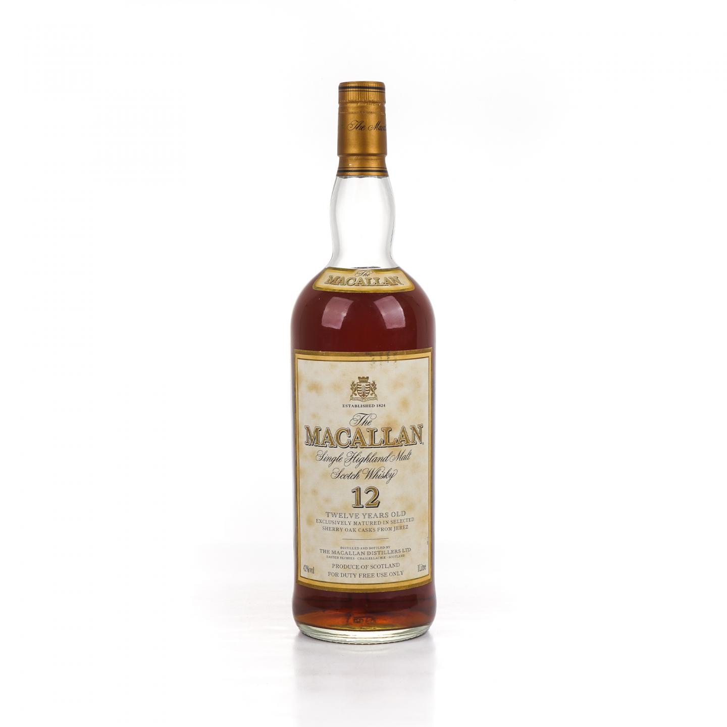 Macallan 麦卡伦 12年 雪莉桶 1升装