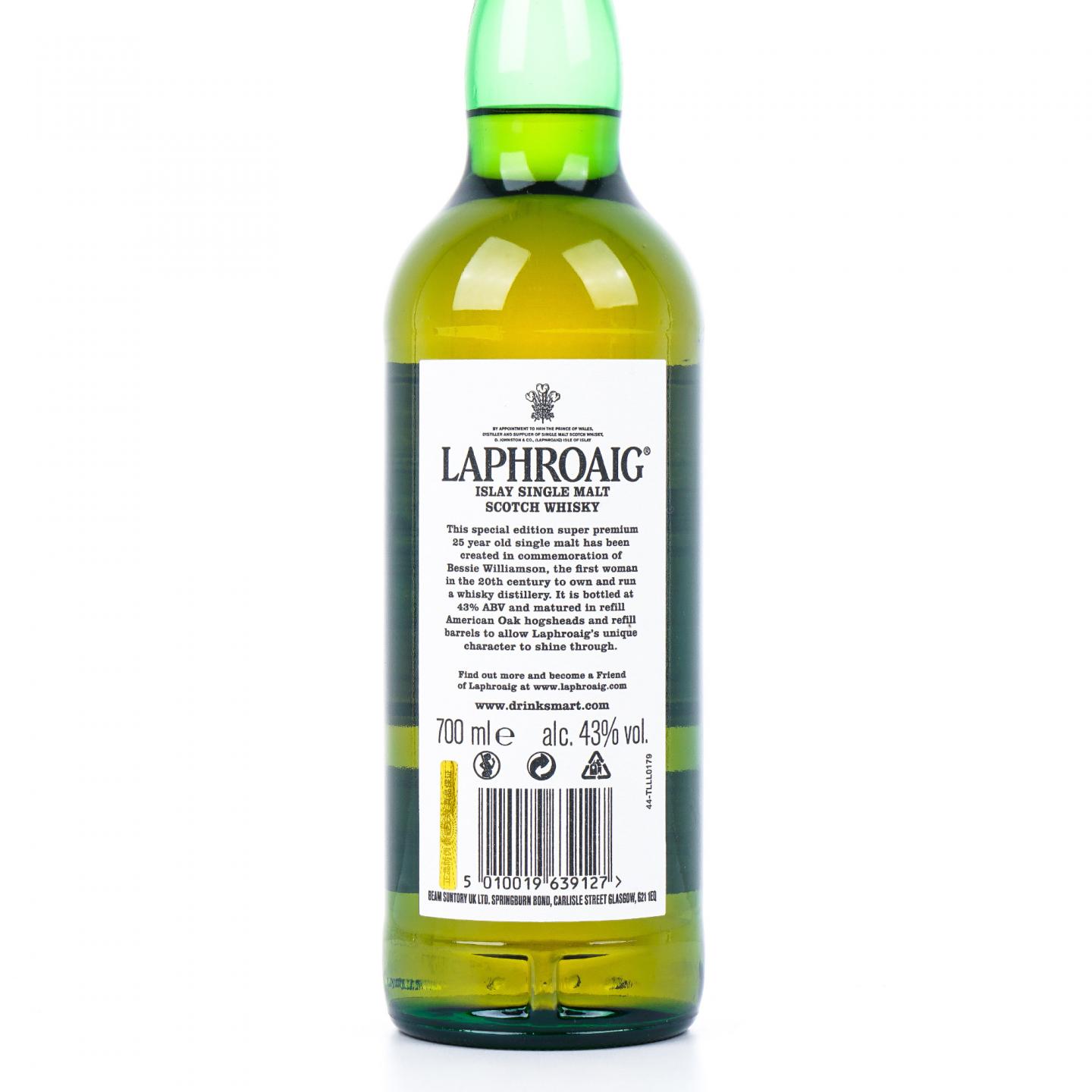 Laphroaig 拉弗格 25年 The Bessie Williamson Story 2022版