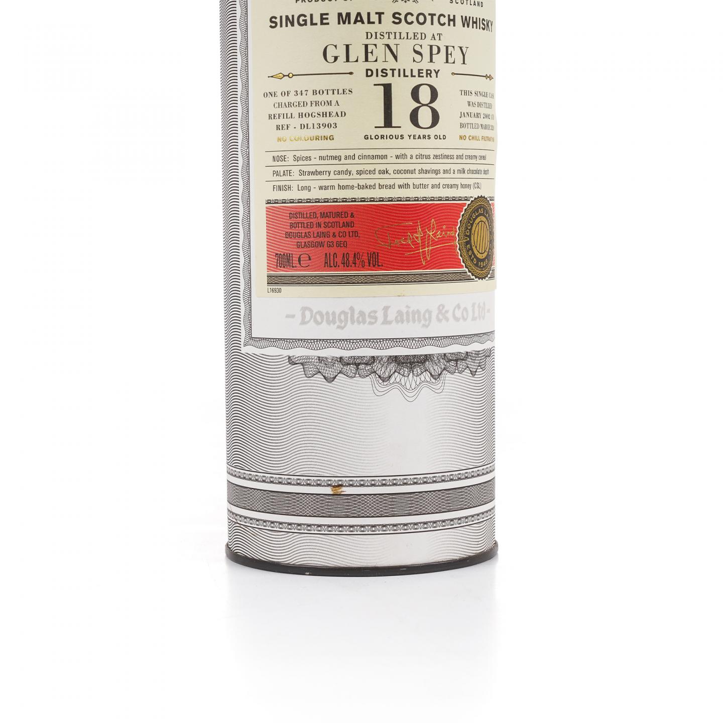 Glen Spey 格兰斯贝 18年 2002-2020 DL Old Particular