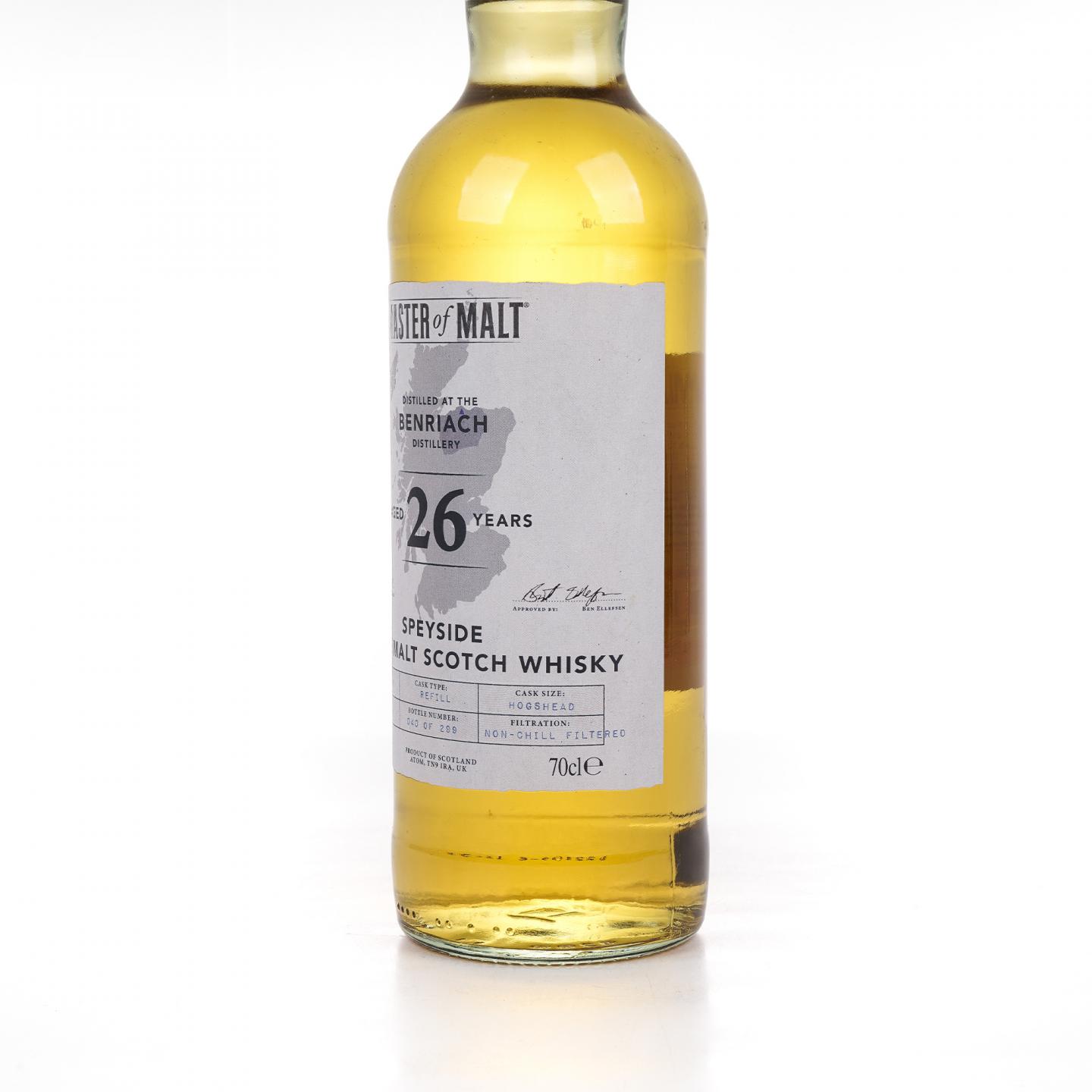 Benriach 本利亚克 26年 1996-2022 Master of Malt 700ml