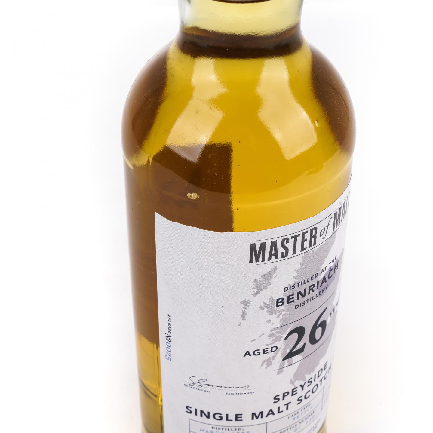 Benriach 本利亚克 26年 1996-2022 Master of Malt 700ml