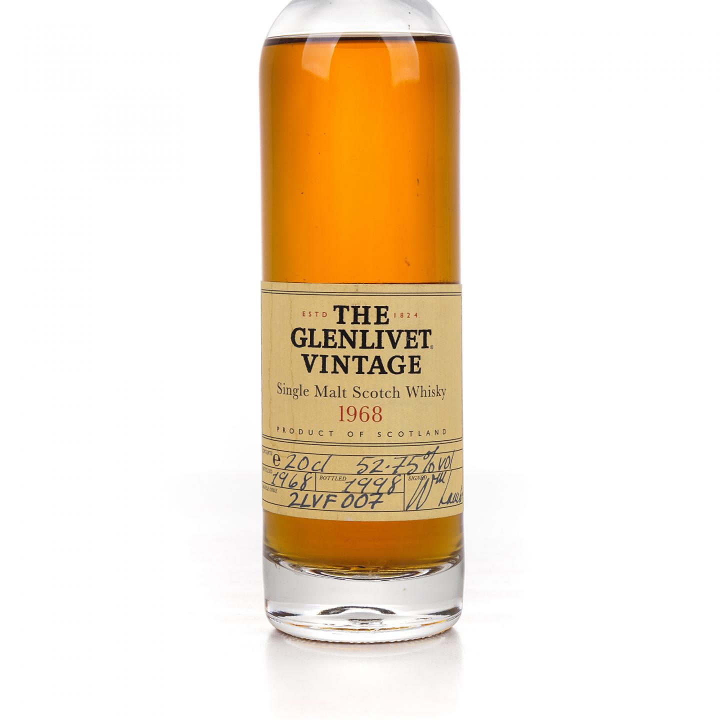 【中样】Glenlivet 格兰威特 1968-1998 Vintage 200ml