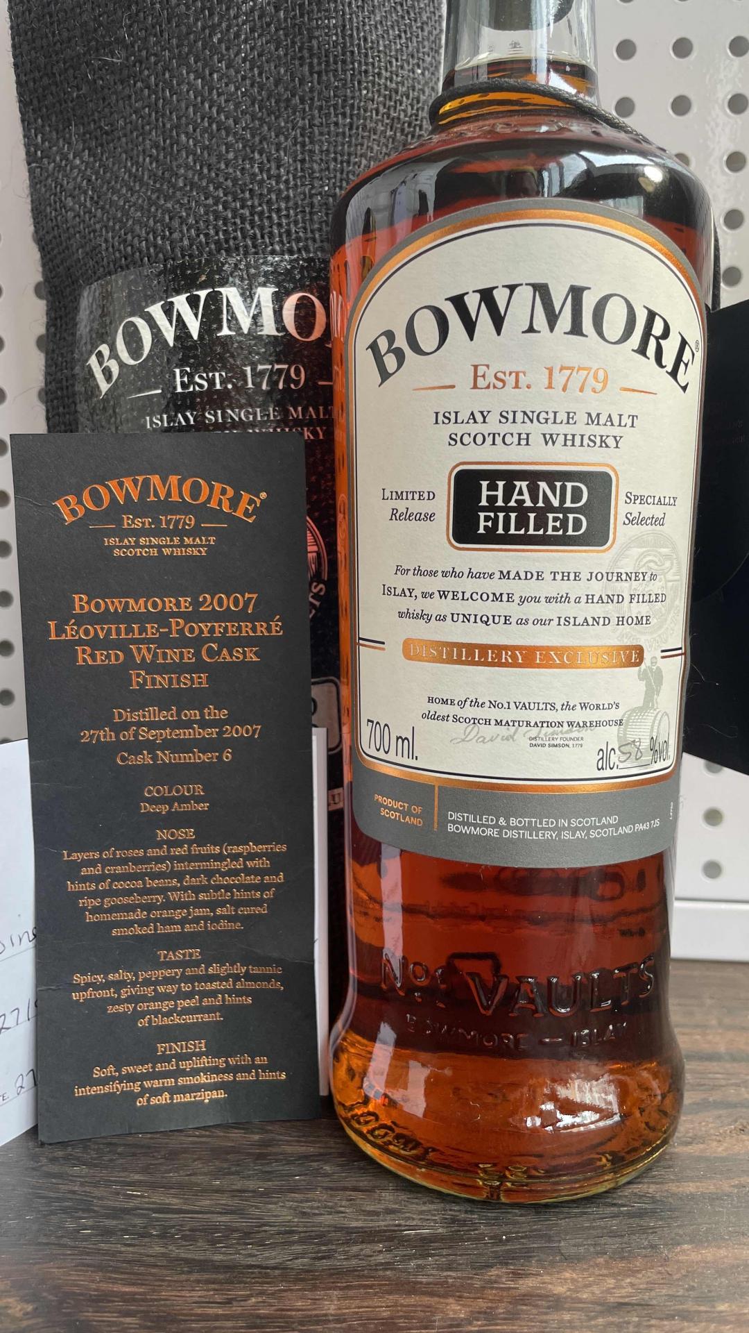 波摩17年 勒弗莱红葡萄酒 单桶 桶号6号 2007-2024装瓶 此款是纪念 波摩酒厂 旅游中心成立50周年 纪念款 手工装瓶限量发售