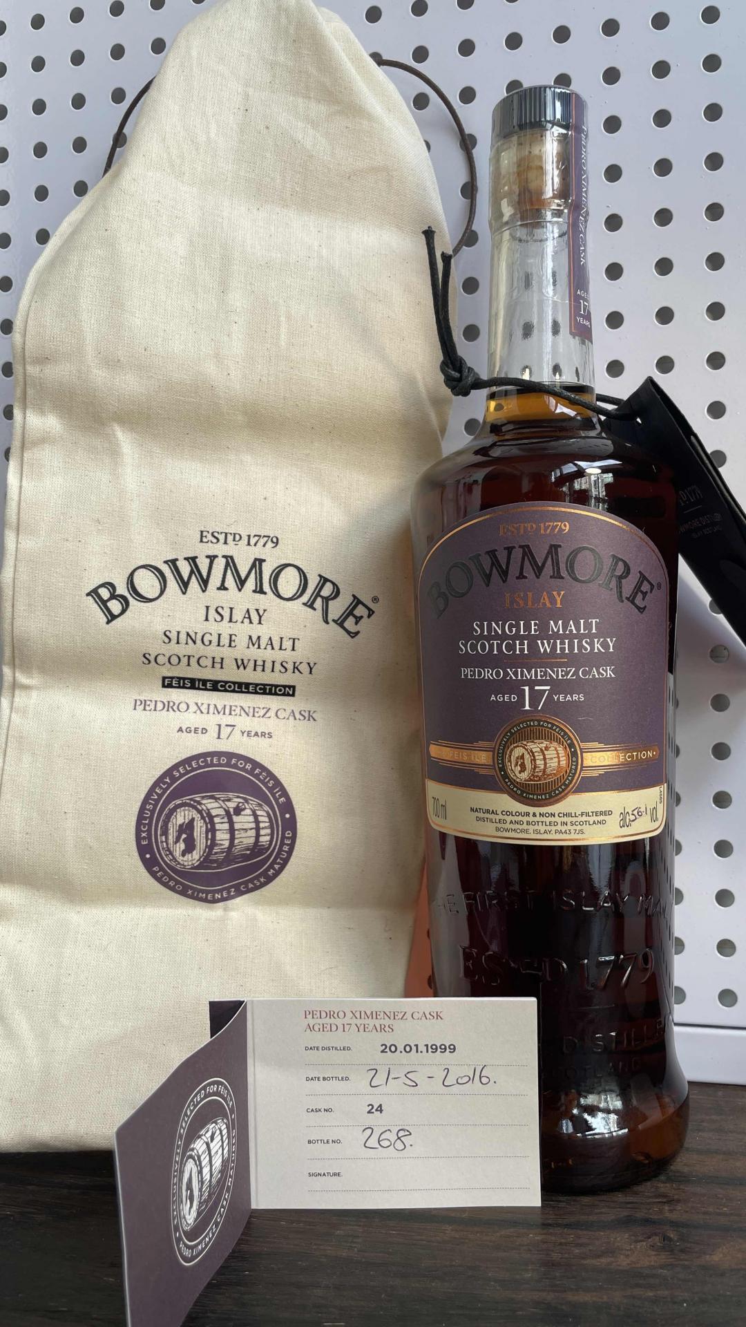 波摩17年 2016年 岛节手工瓶 px雪莉单桶 限量666支 酒色非常漂亮 值得收藏与品鉴