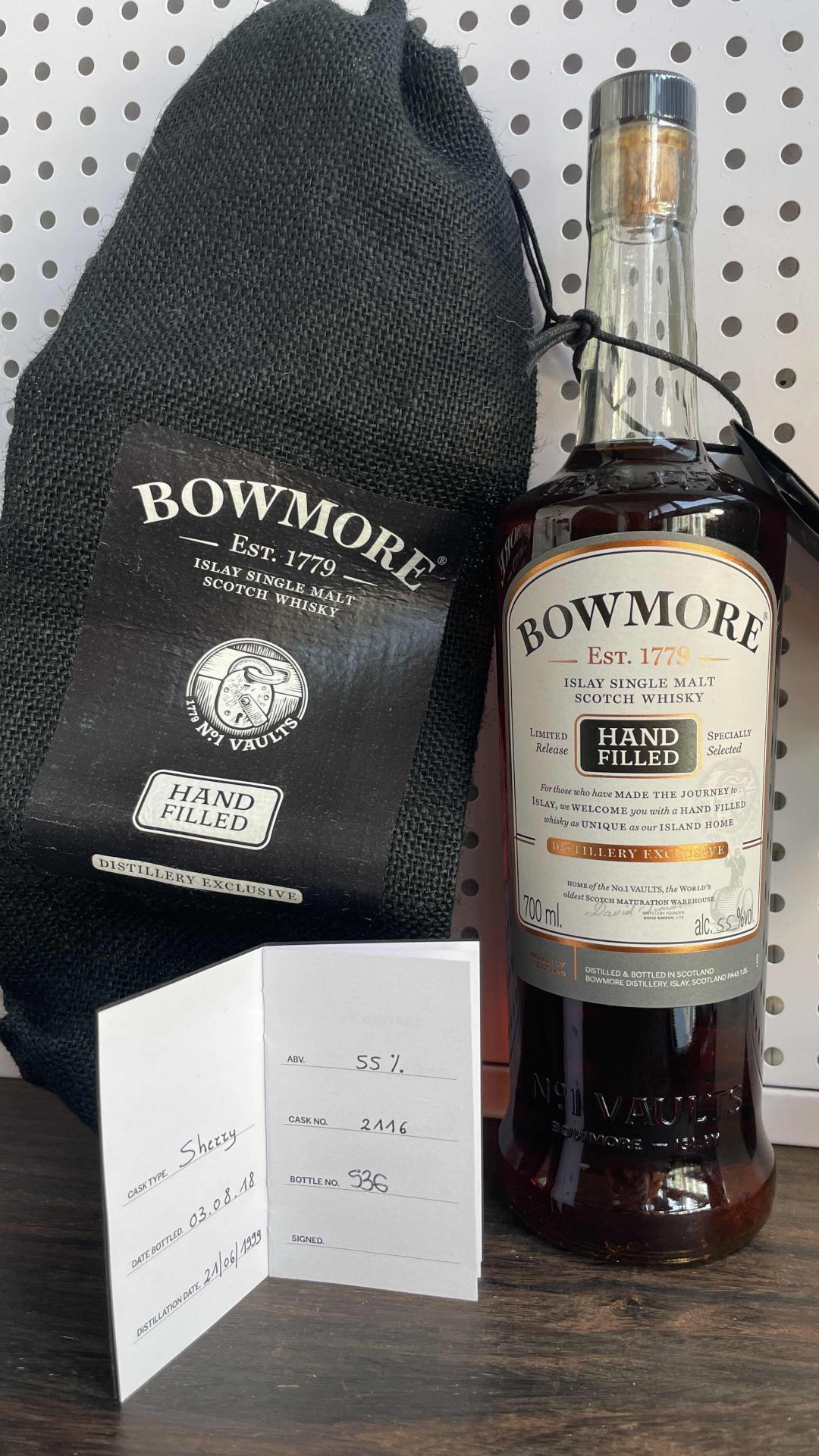 波摩19年 手工瓶 oloroso雪莉桶 1999-2018装瓶 桶号2116 酒厂限定发售 非常稀少 值得收藏与品鉴