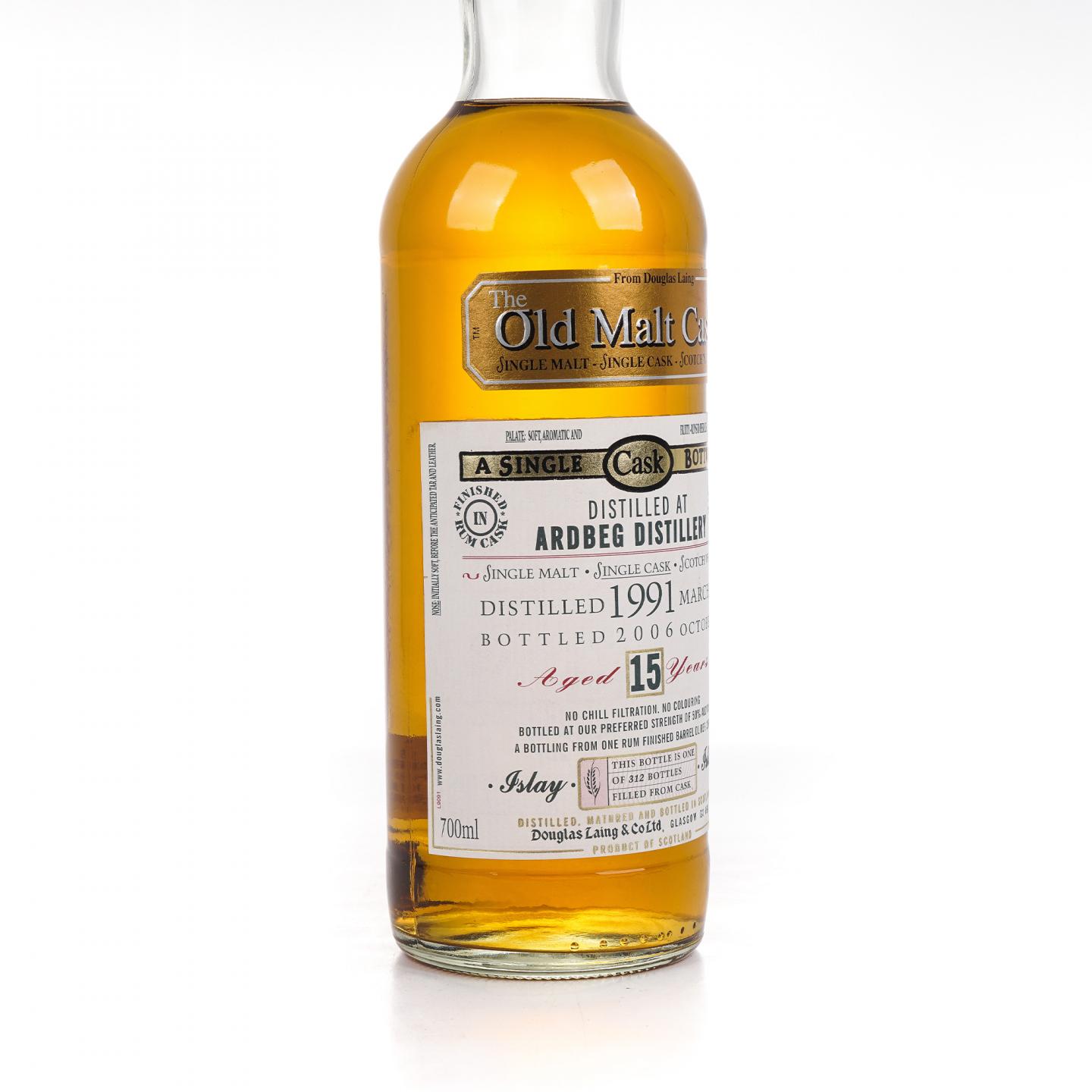 Ardbeg 阿贝 15年 1991-2006 单桶#DL3060 Old Malt Cask