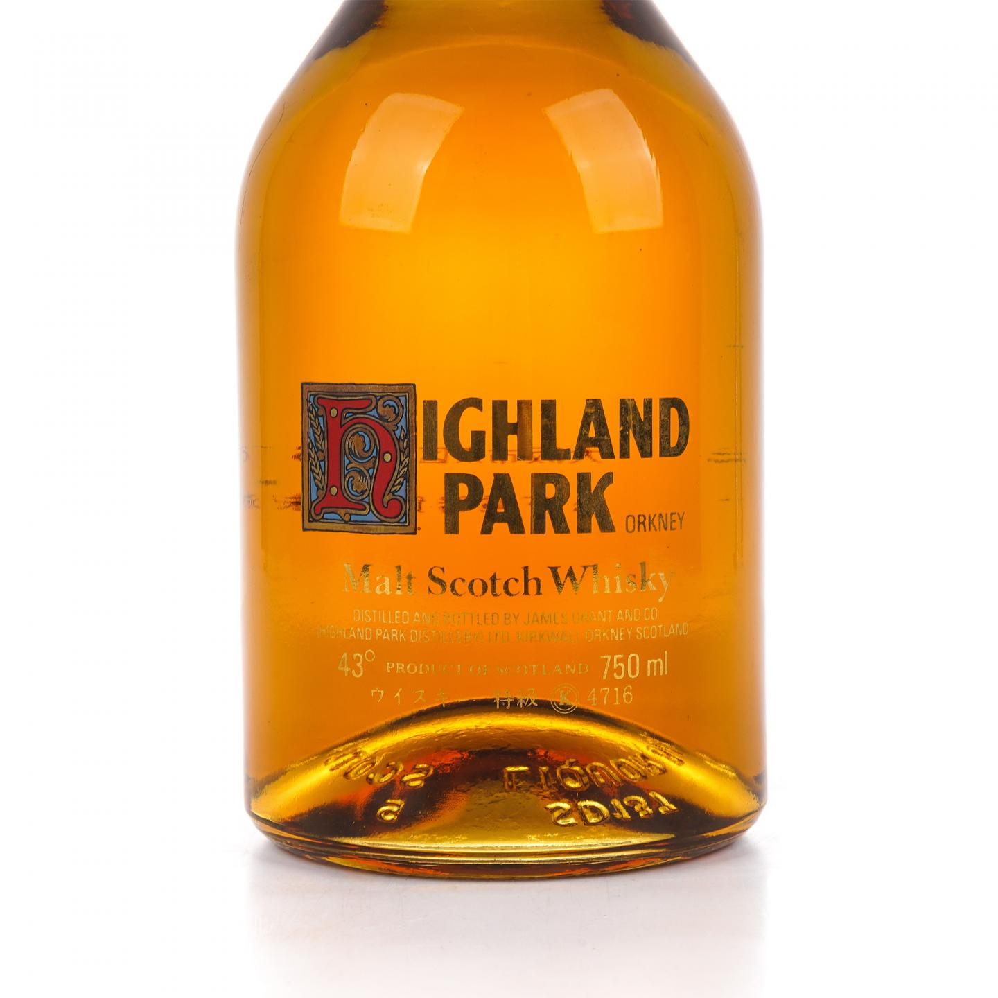 Highland Park 高原骑士 12年 透明瓶 750ml