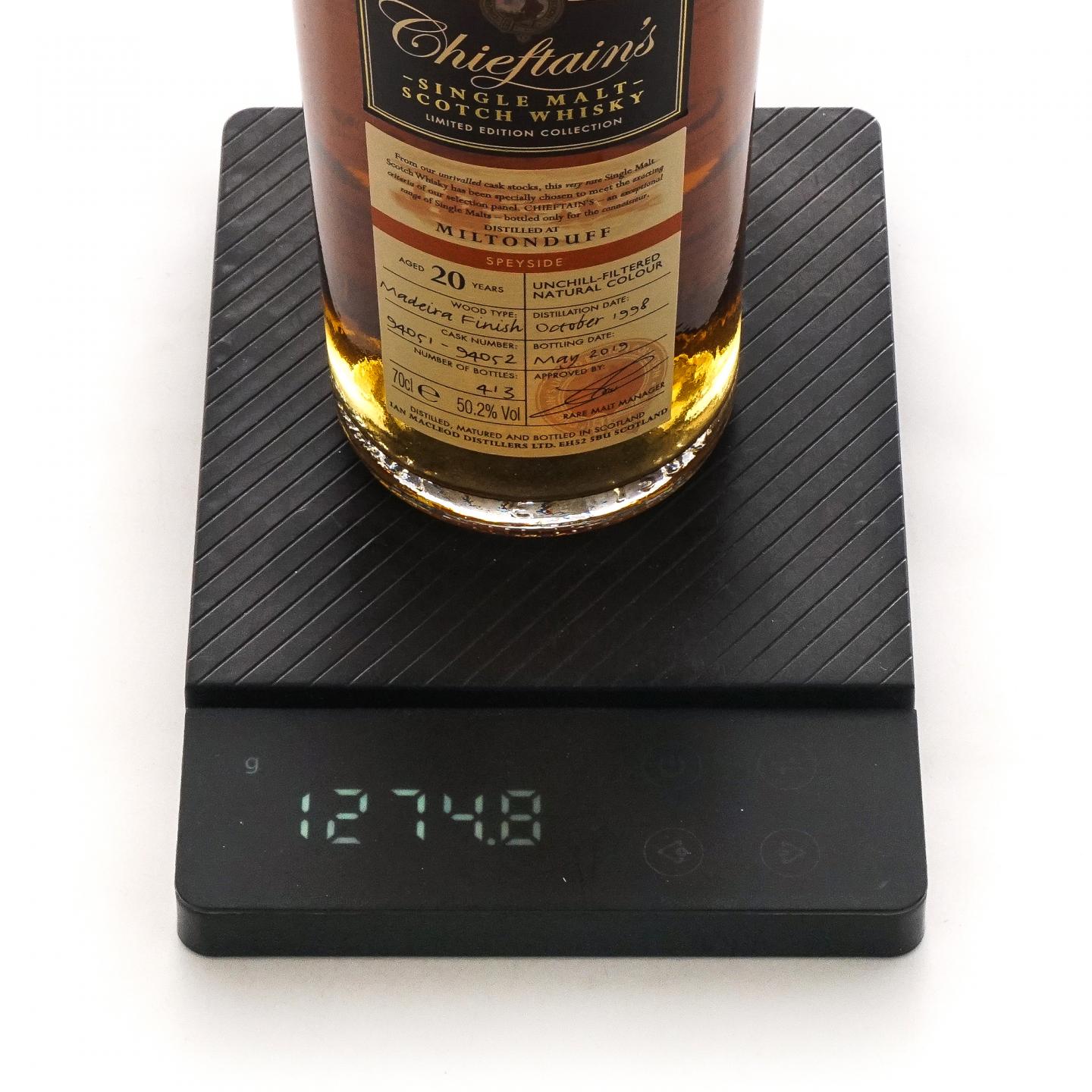 Miltonduff 弥尔顿达夫 20年 1998-2019 马德拉通后熟 IM