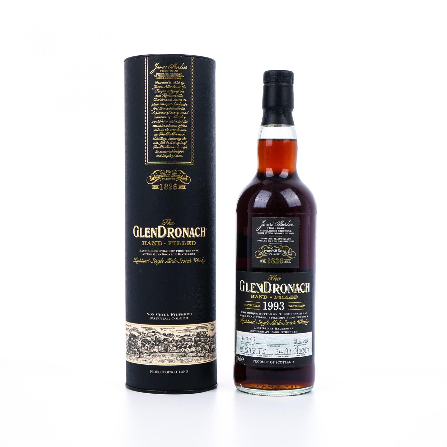 Glendronach 格兰多纳 1993-2022 手工瓶雪莉桶 桶强