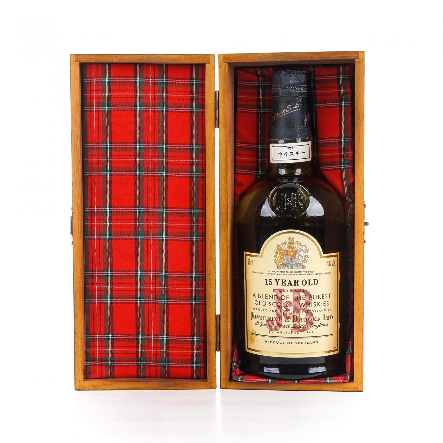 Justerini & Brooks 珍宝 15年 调和 750ml