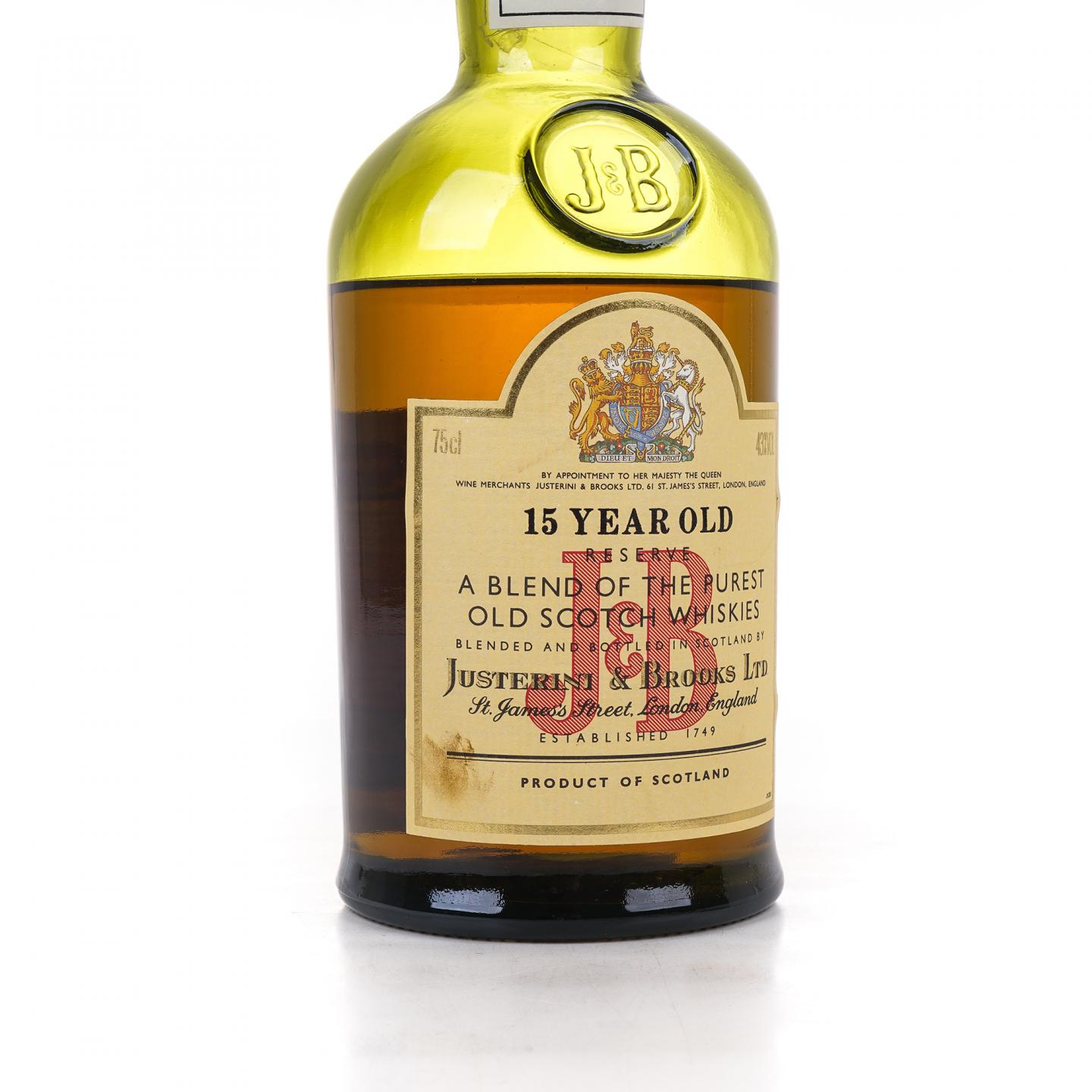 Justerini & Brooks 珍宝 15年 调和 750ml