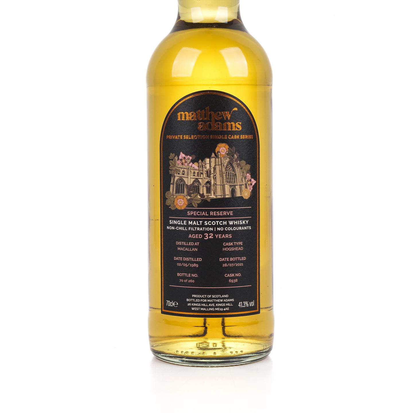Macallan 麦卡伦 32年 1989-2021 Matthew Adams 700ml