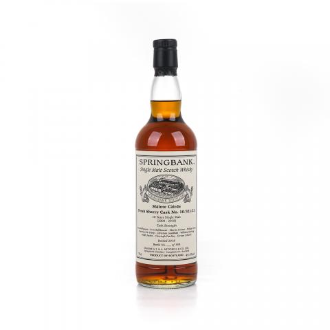 Springbank 云顶 18年 2000-2018 雪莉桶 私人桶 桶强