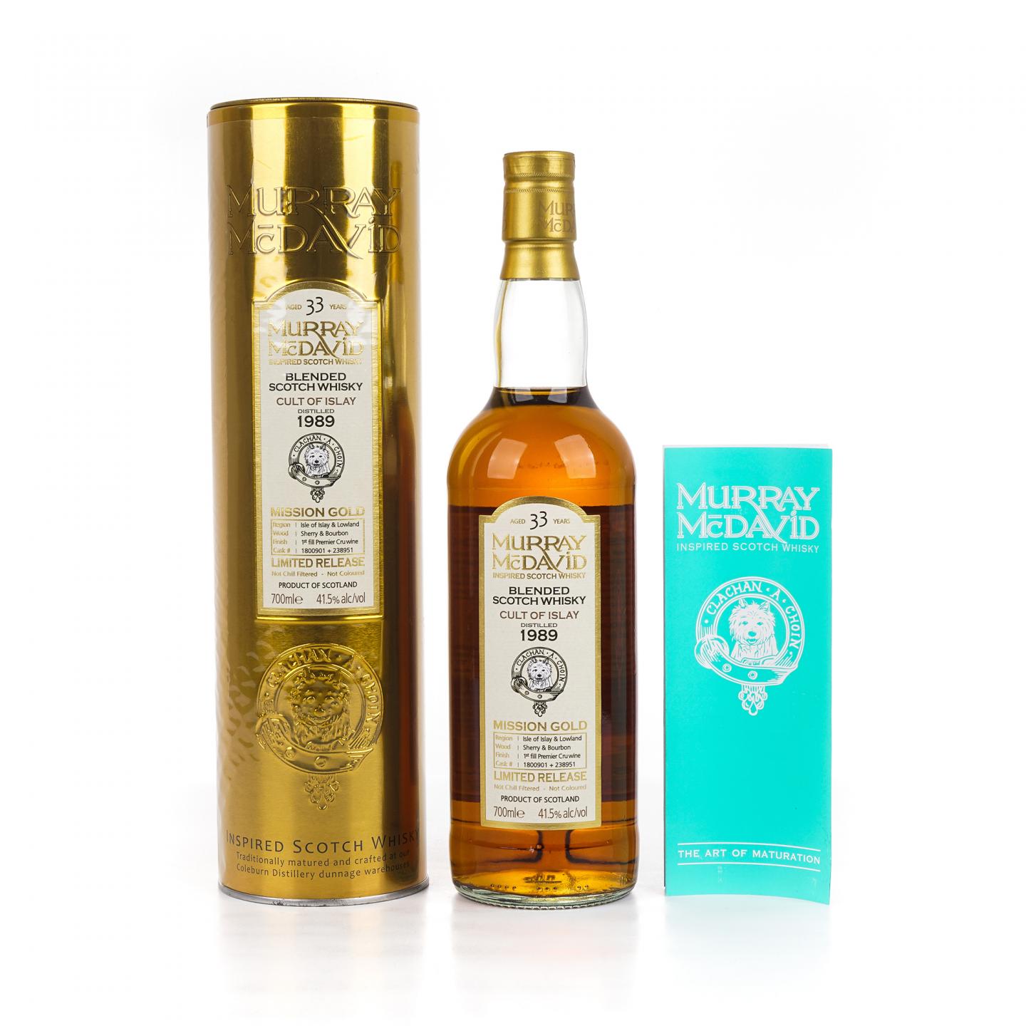 Cult of Islay 33年 1989 调和 Murray McDavid