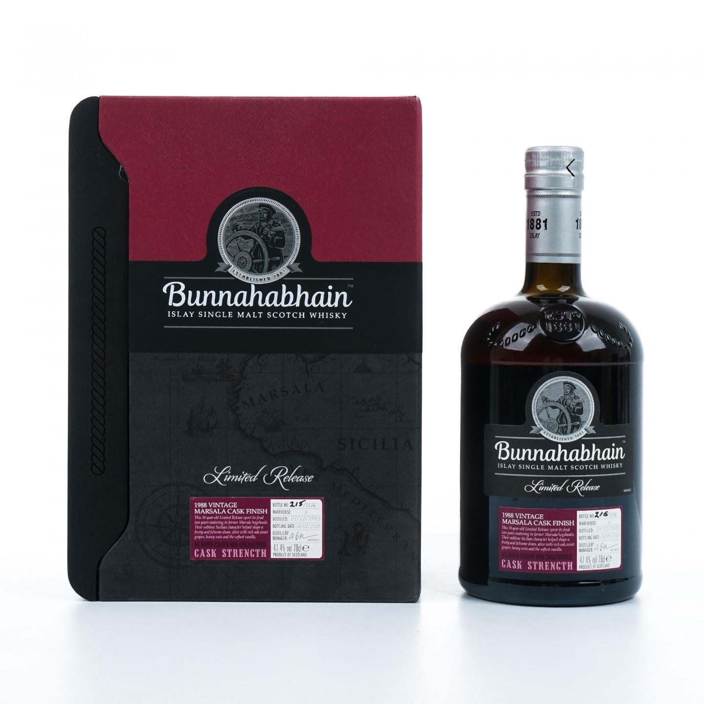 Bunnahabhain 布纳哈本 1988-2019 玛莎拉风味桶 非原盒
