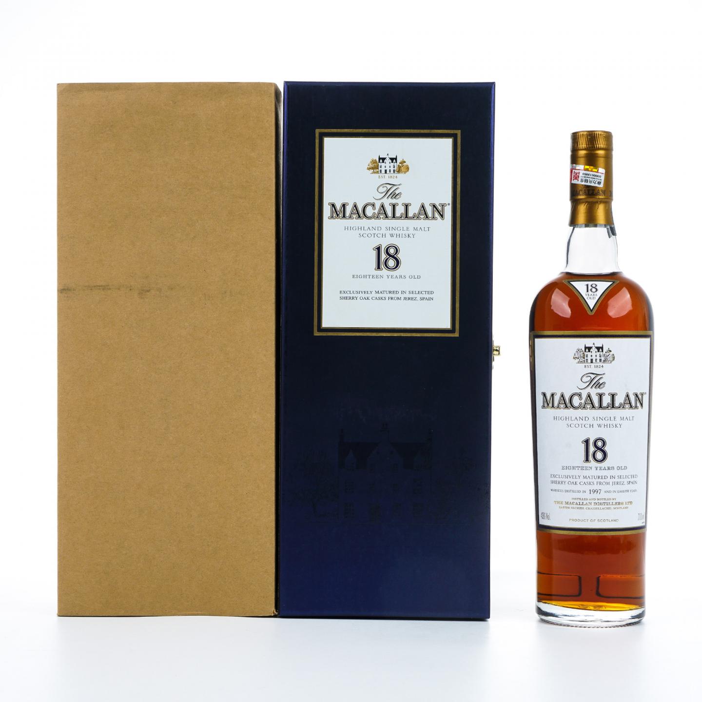 Macallan 麦卡伦 18年 1997 雪莉桶