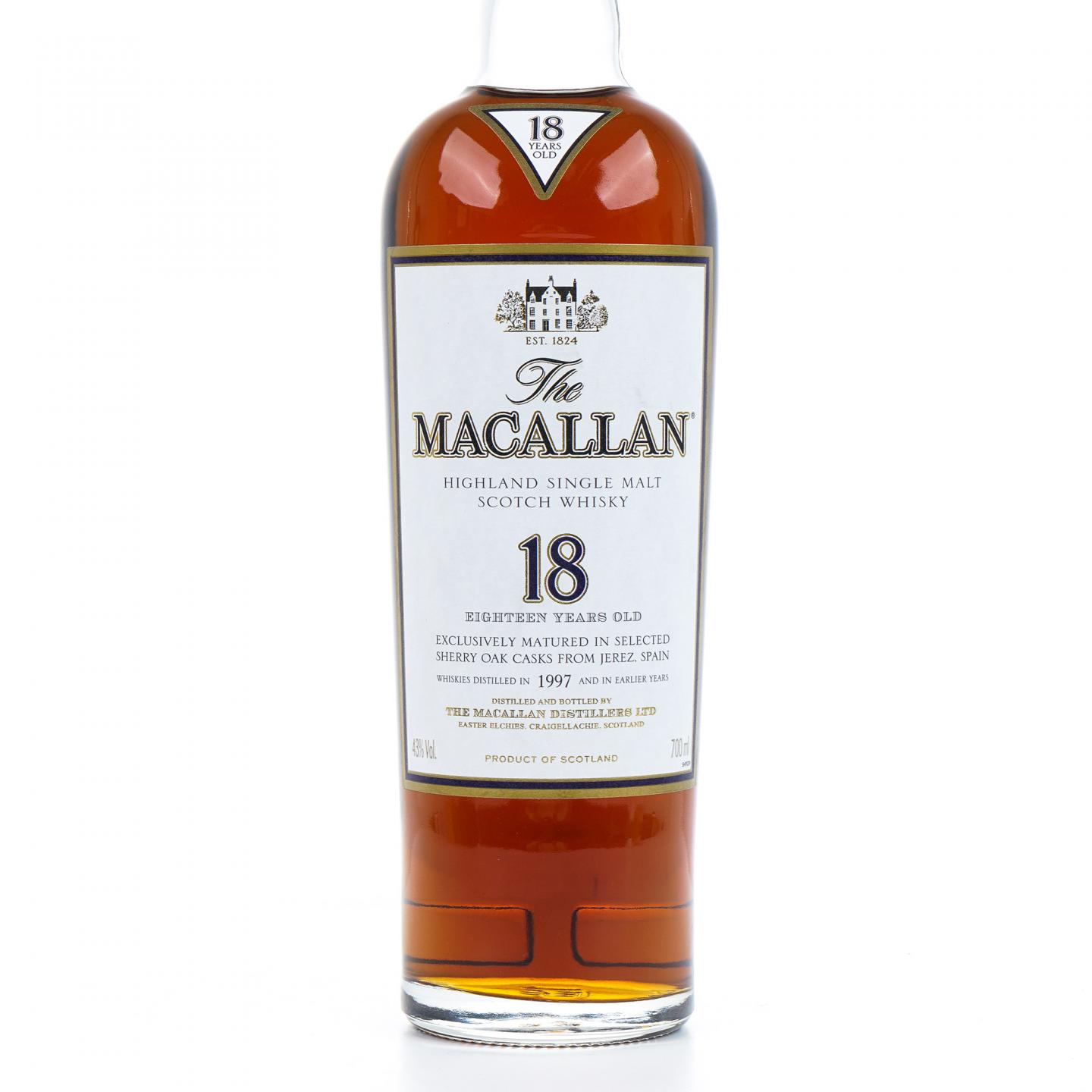 Macallan 麦卡伦 18年 1997 雪莉桶
