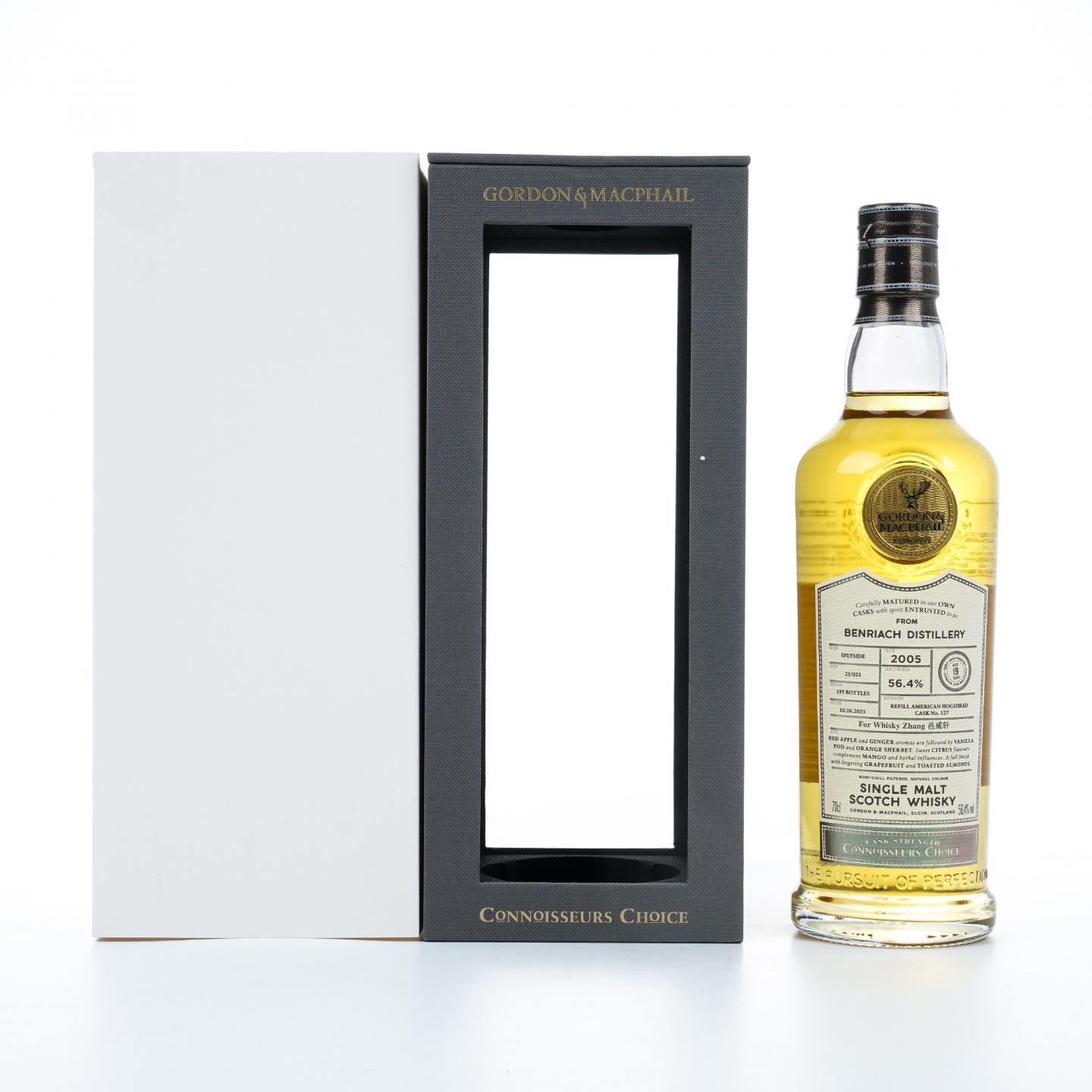 BenRiach 本利亚克 19年 2005-2025 GM 鉴赏家之选