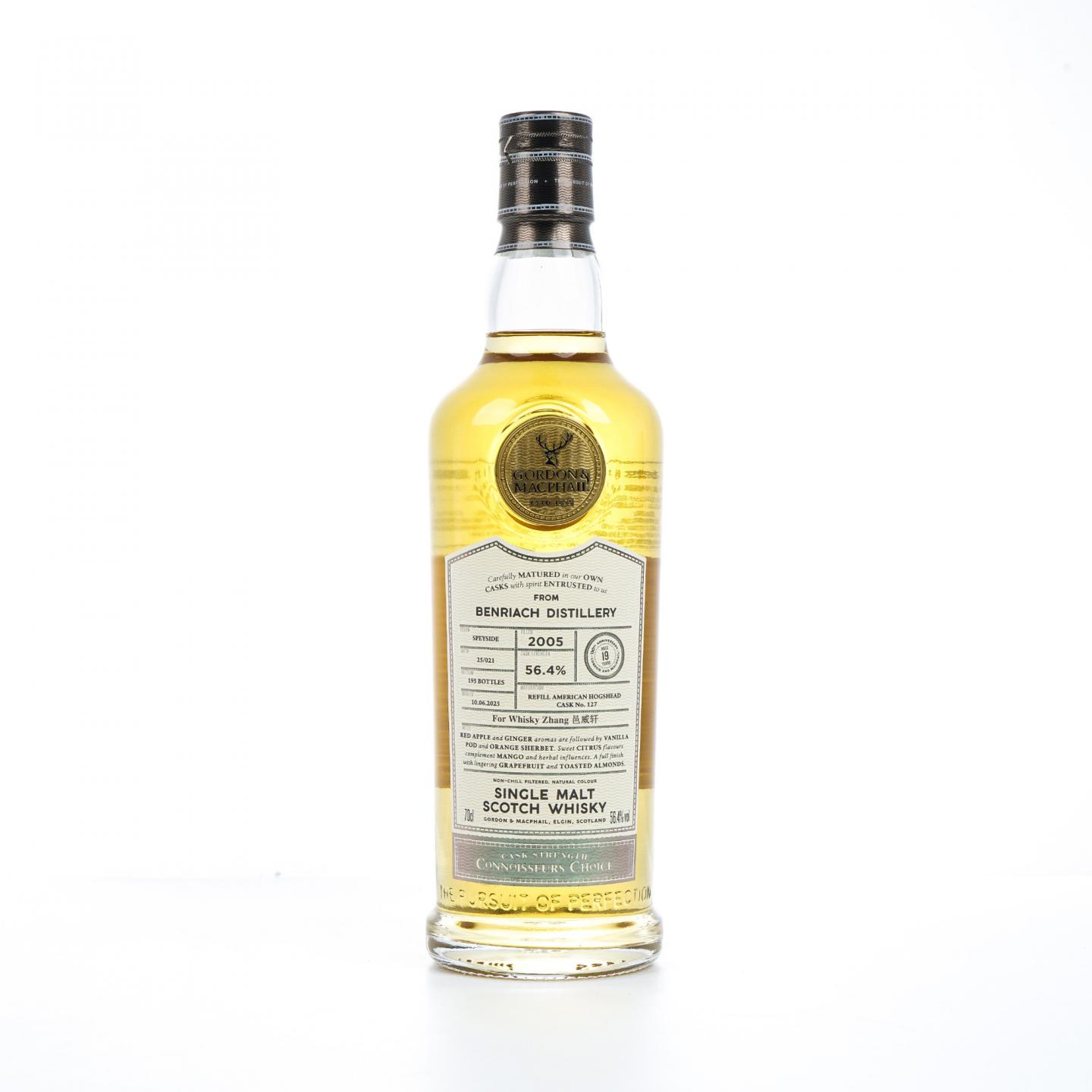 BenRiach 本利亚克 19年 2005-2025 GM 鉴赏家之选