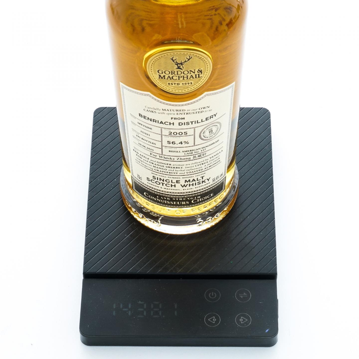 BenRiach 本利亚克 19年 2005-2025 GM 鉴赏家之选