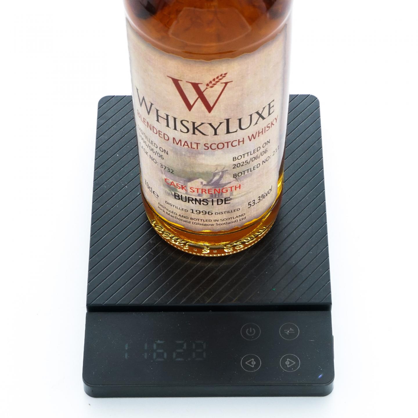 Burnside 1996-2025 百富汤匙桶#3732 Whiskyluxe 桶强