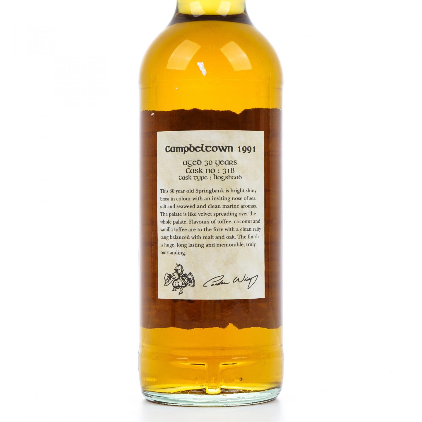 Springbank 云顶 30年 1991-2022 Kingsbury