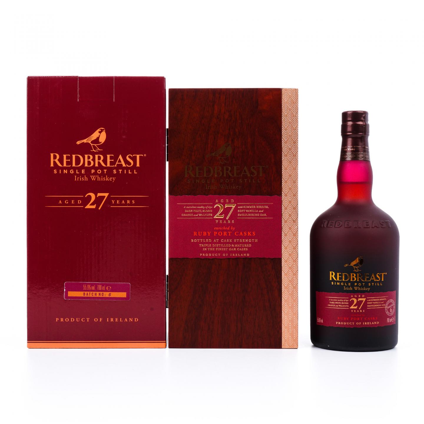 Redbreast 知更鸟 27年 Batch 6