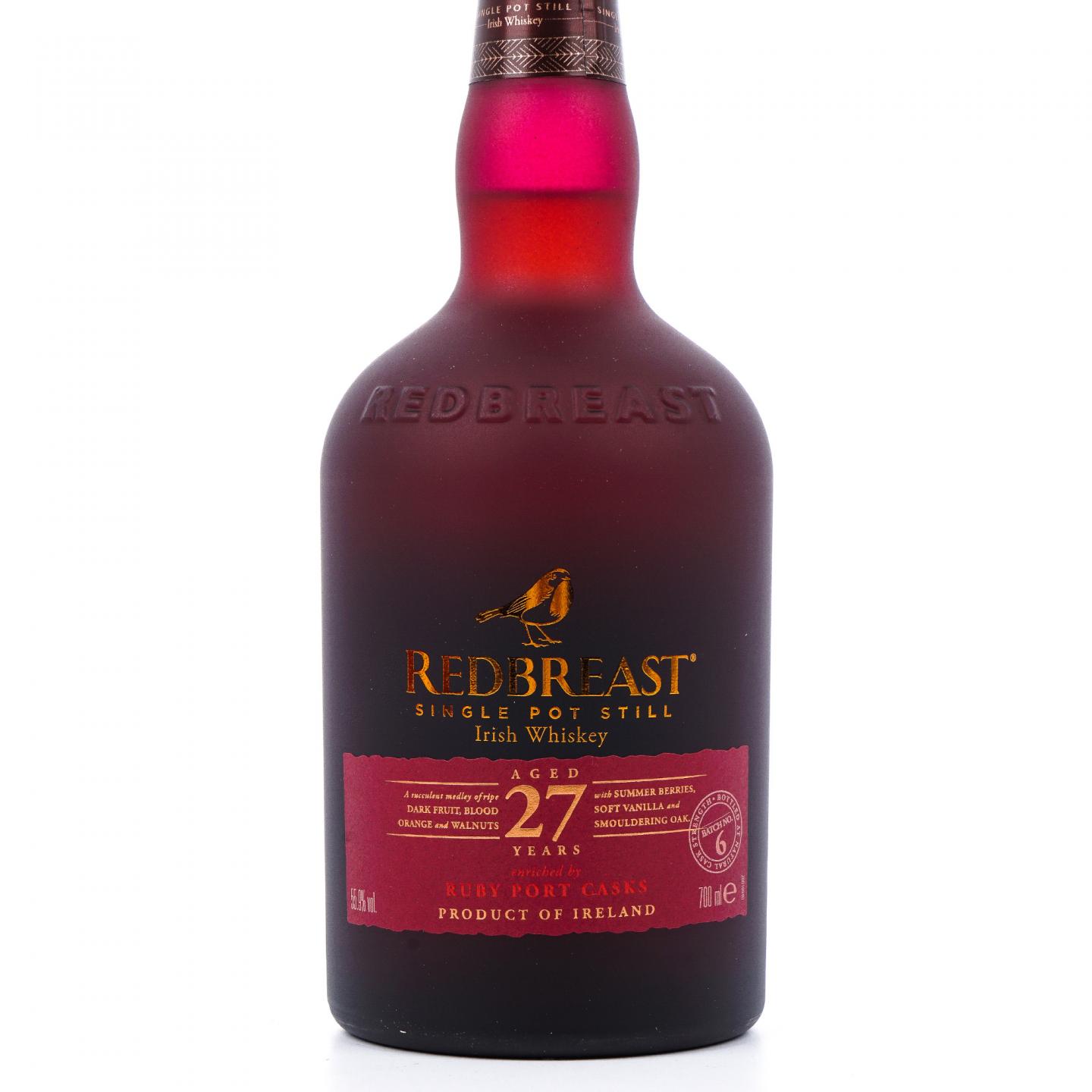 Redbreast 知更鸟 27年 Batch 6