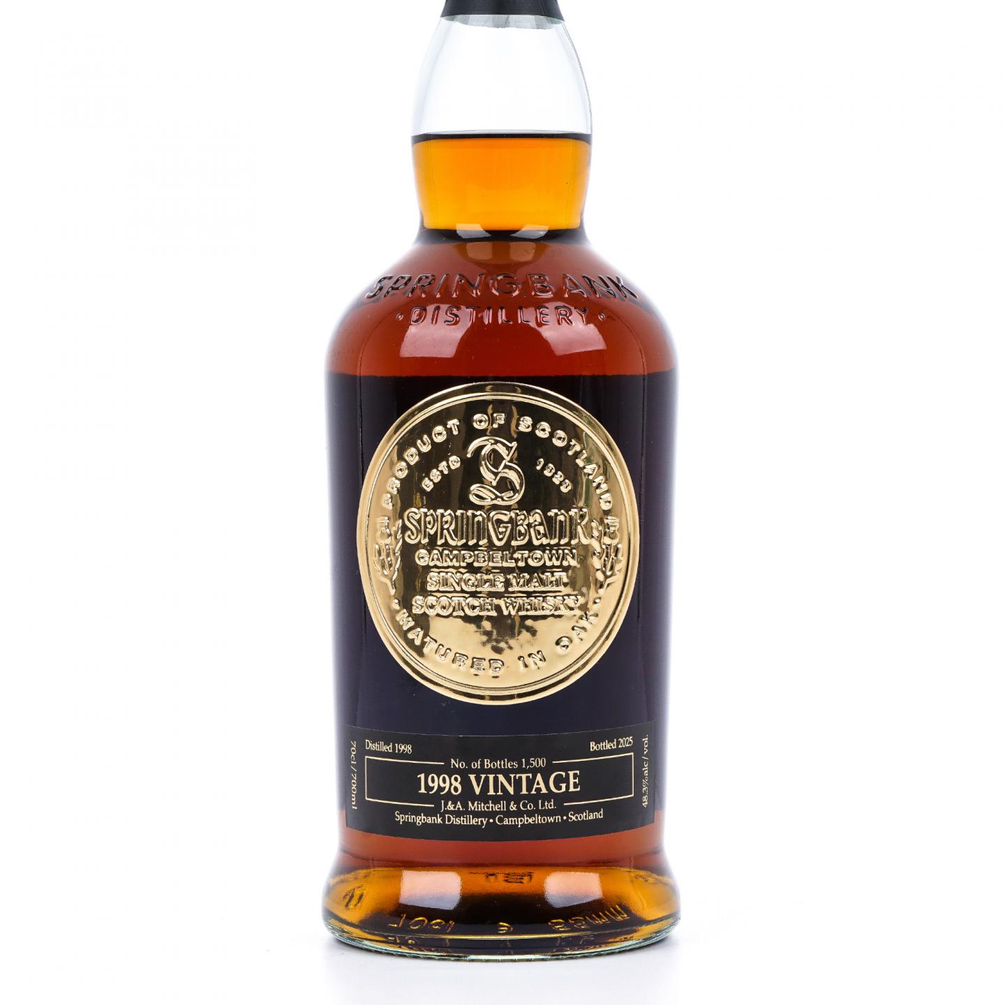 Springbank 云顶 1998-2025 Vintage 限量版