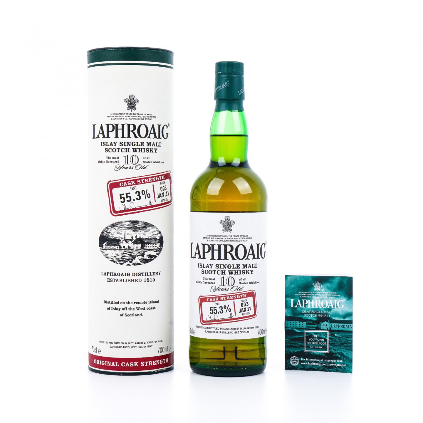 Laphroaig 拉弗格 10年 桶强 Batch 003