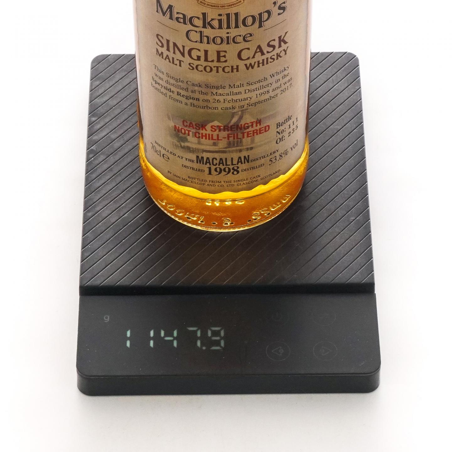 Macallan 麦卡伦 1998-2017 McC单桶