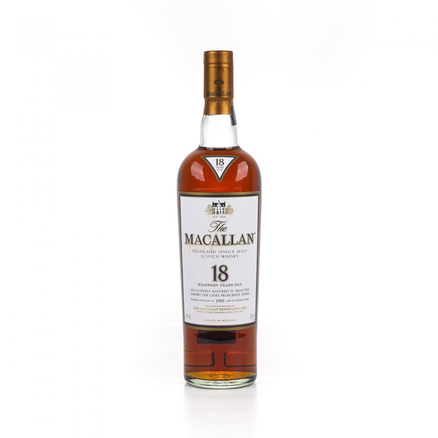 Macallan 麦卡伦 18年 1995 雪莉桶