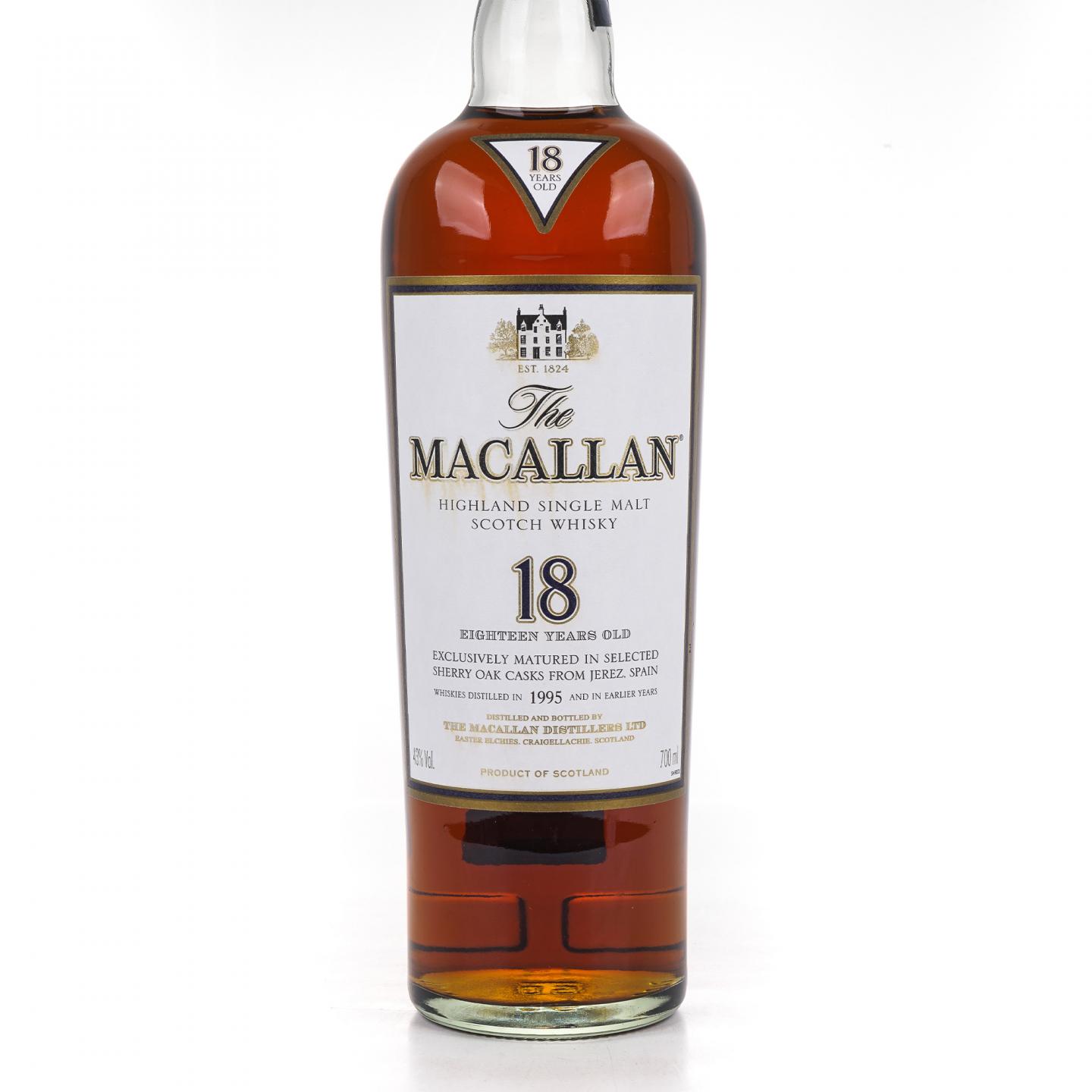 Macallan 麦卡伦 18年 1995 雪莉桶