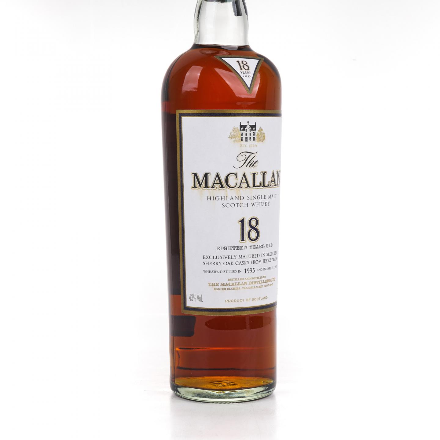 Macallan 麦卡伦 18年 1995 雪莉桶