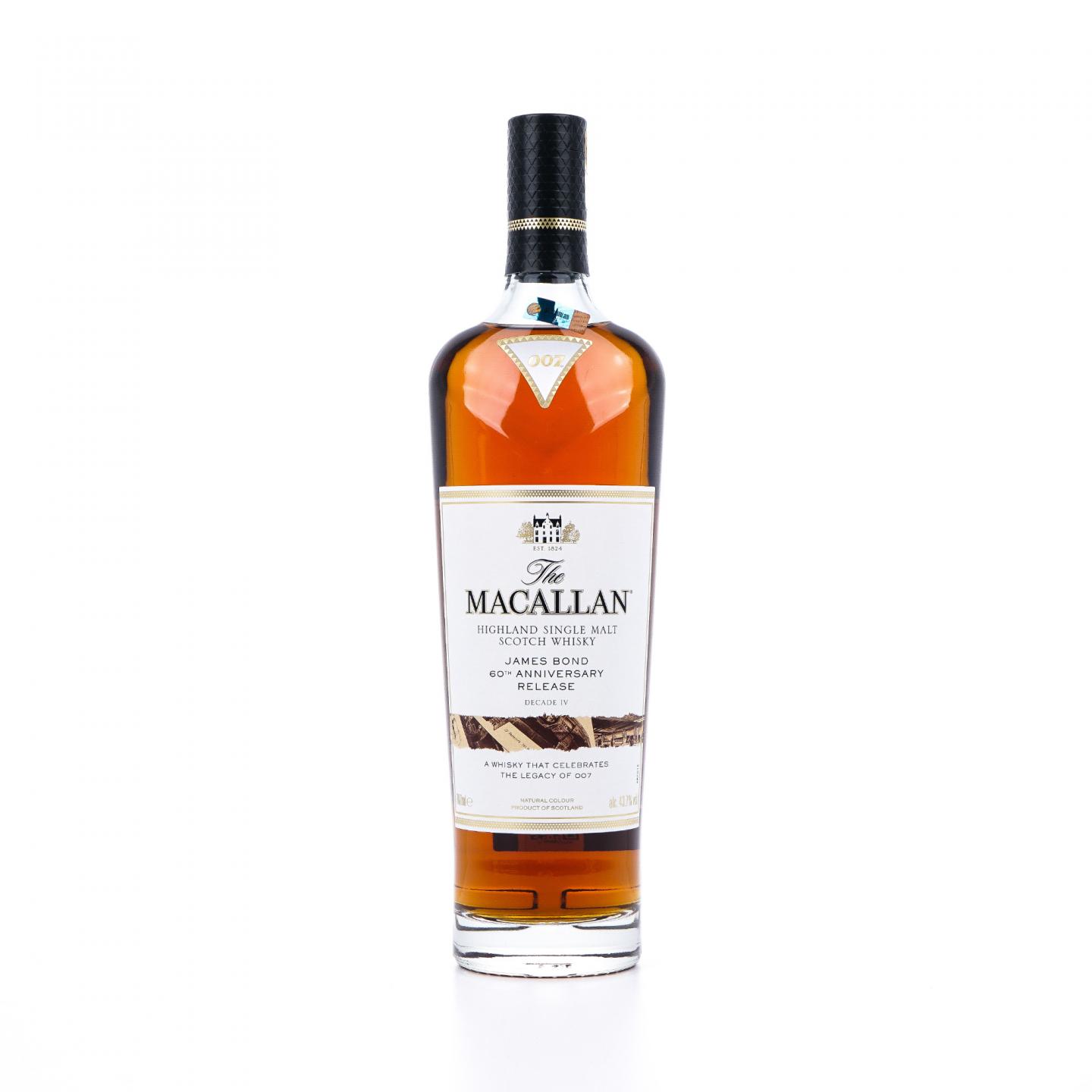 【附X光图】Macallan 麦卡伦 《007》詹姆斯·邦德60周年纪念 Decade Ⅳ