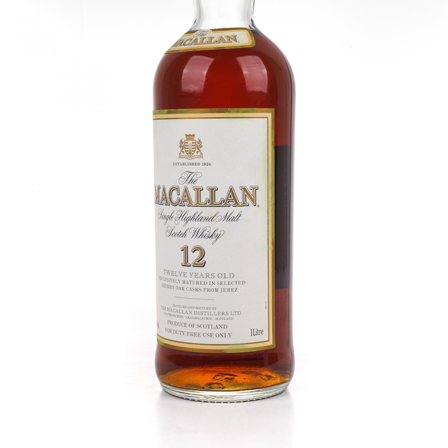 Macallan 麦卡伦 12年 雪莉桶 1升装 43%