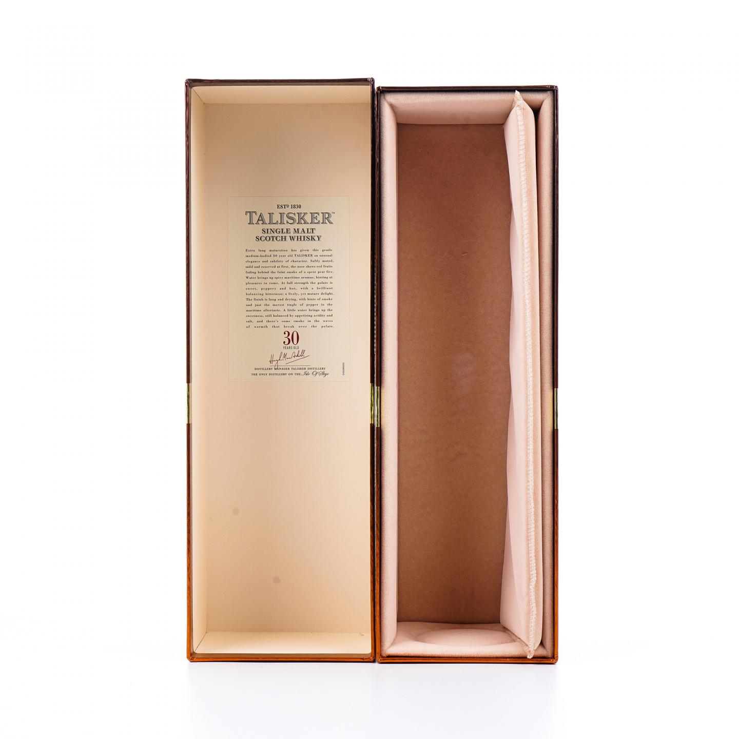 Talisker 泰斯卡 30年 2017 行货