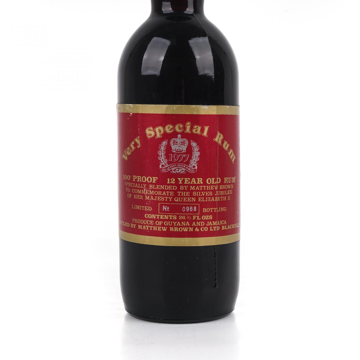 Matthew Brown 12年 1977 伊丽莎白二世女王银禧纪念款朗姆