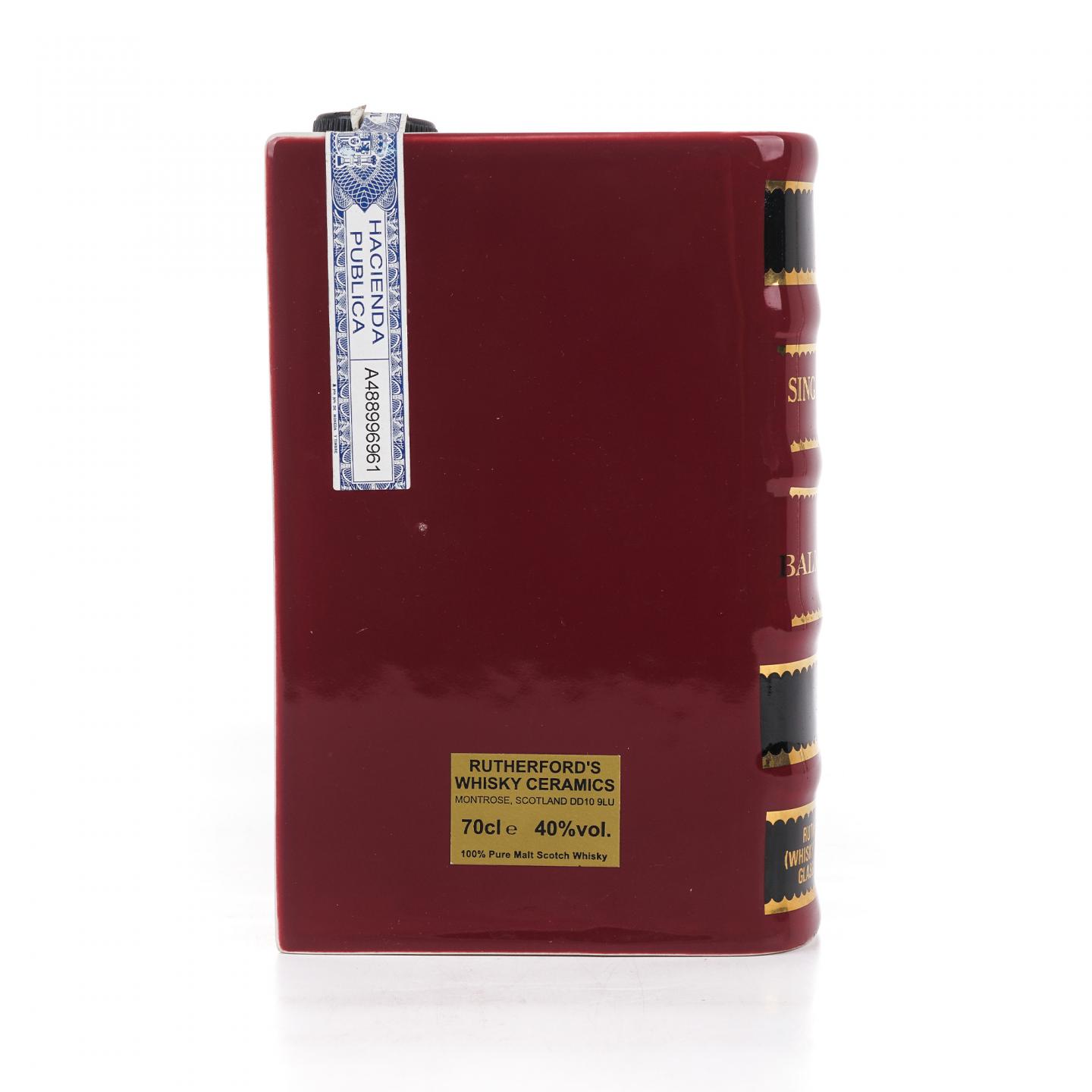 Balmenach 巴门纳克 红陶瓷书 Rutherford & Co