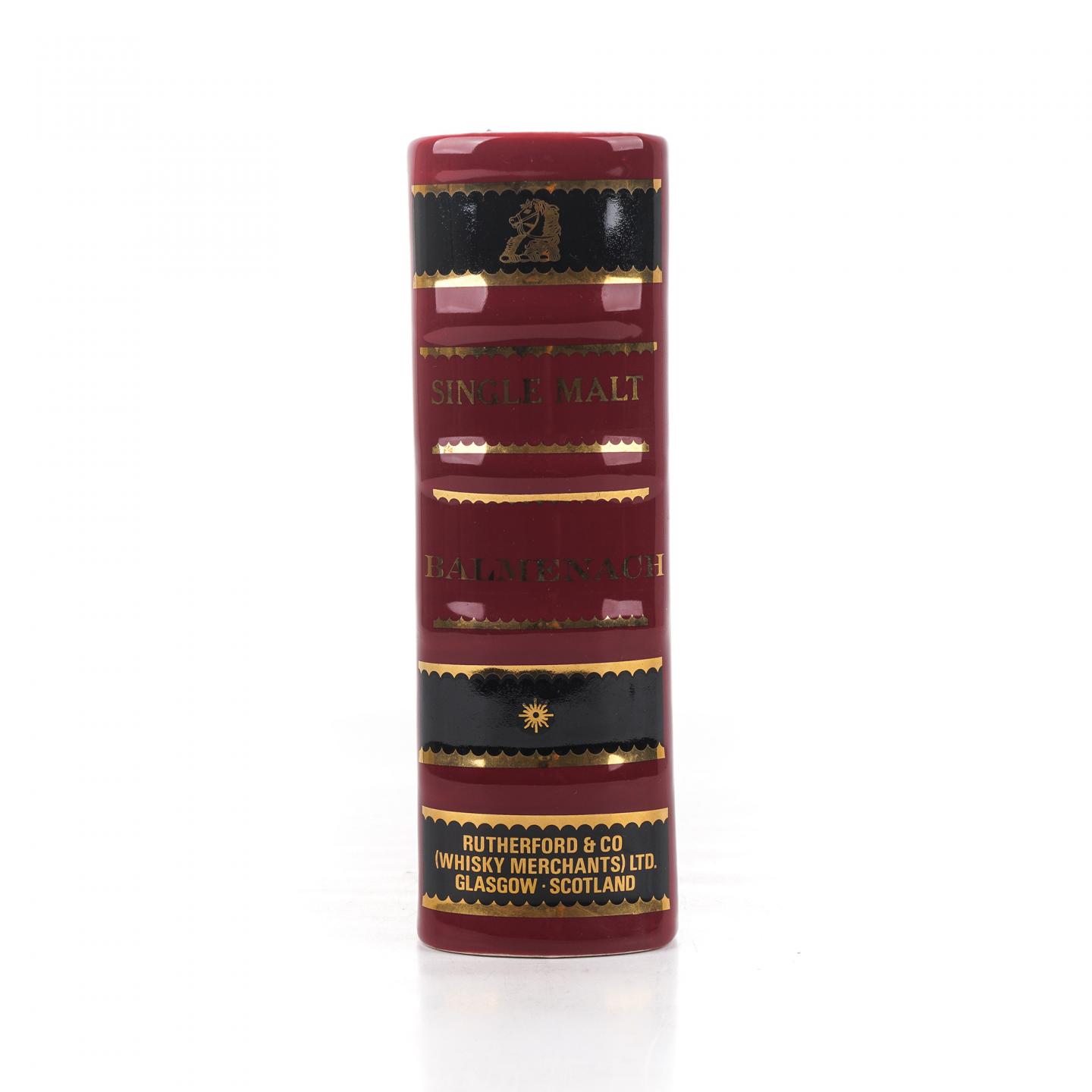 Balmenach 巴门纳克 红陶瓷书 Rutherford & Co
