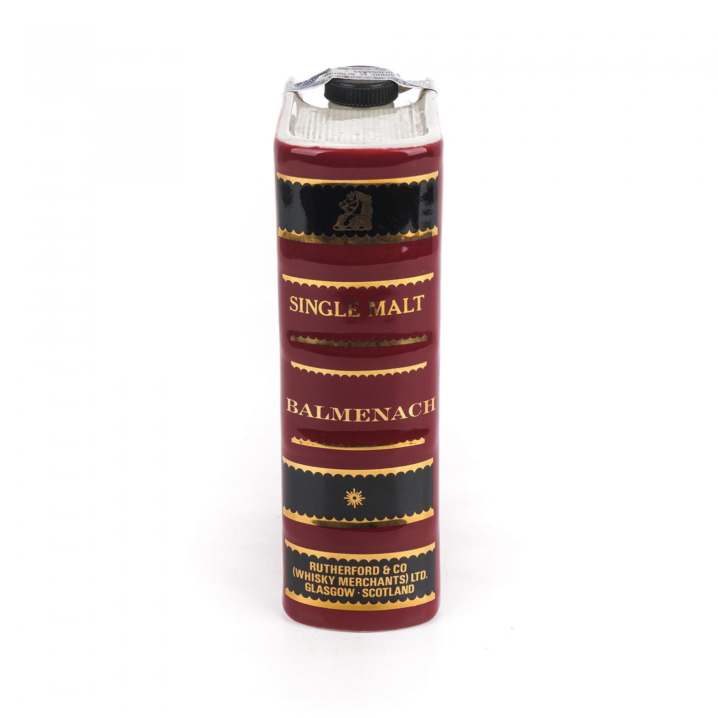 Balmenach 巴门纳克 红陶瓷书 Rutherford & Co