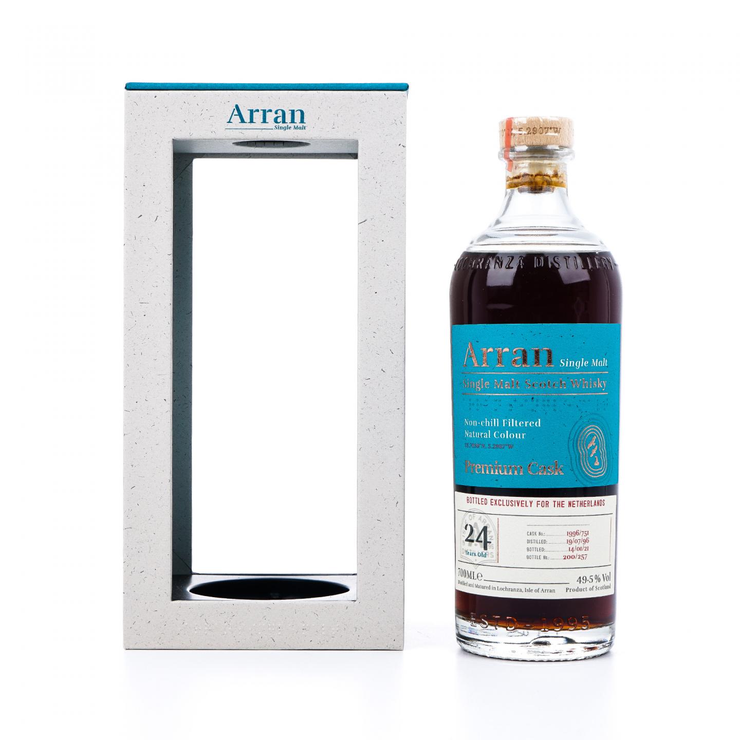 Arran 艾伦 24年 1996-2021 雪莉桶#1996/751