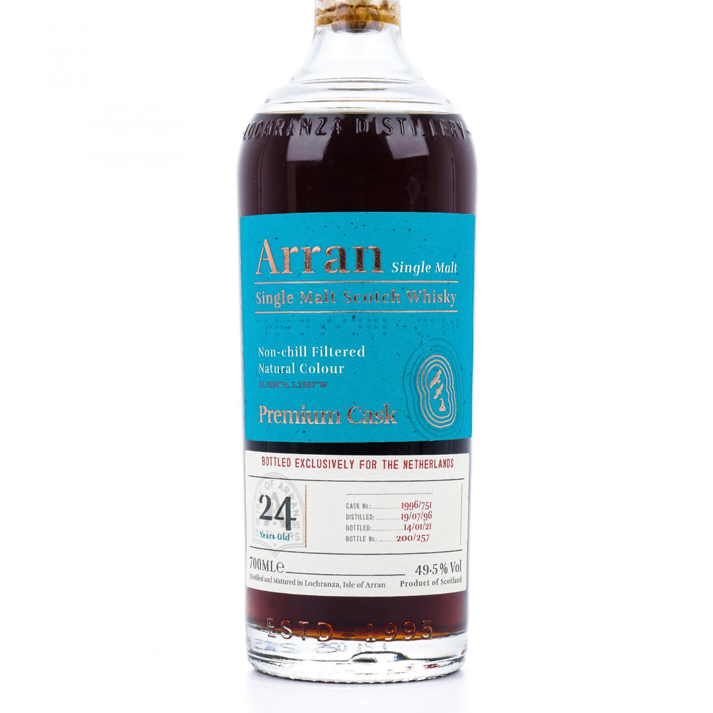 Arran 艾伦 24年 1996-2021 雪莉桶#1996/751