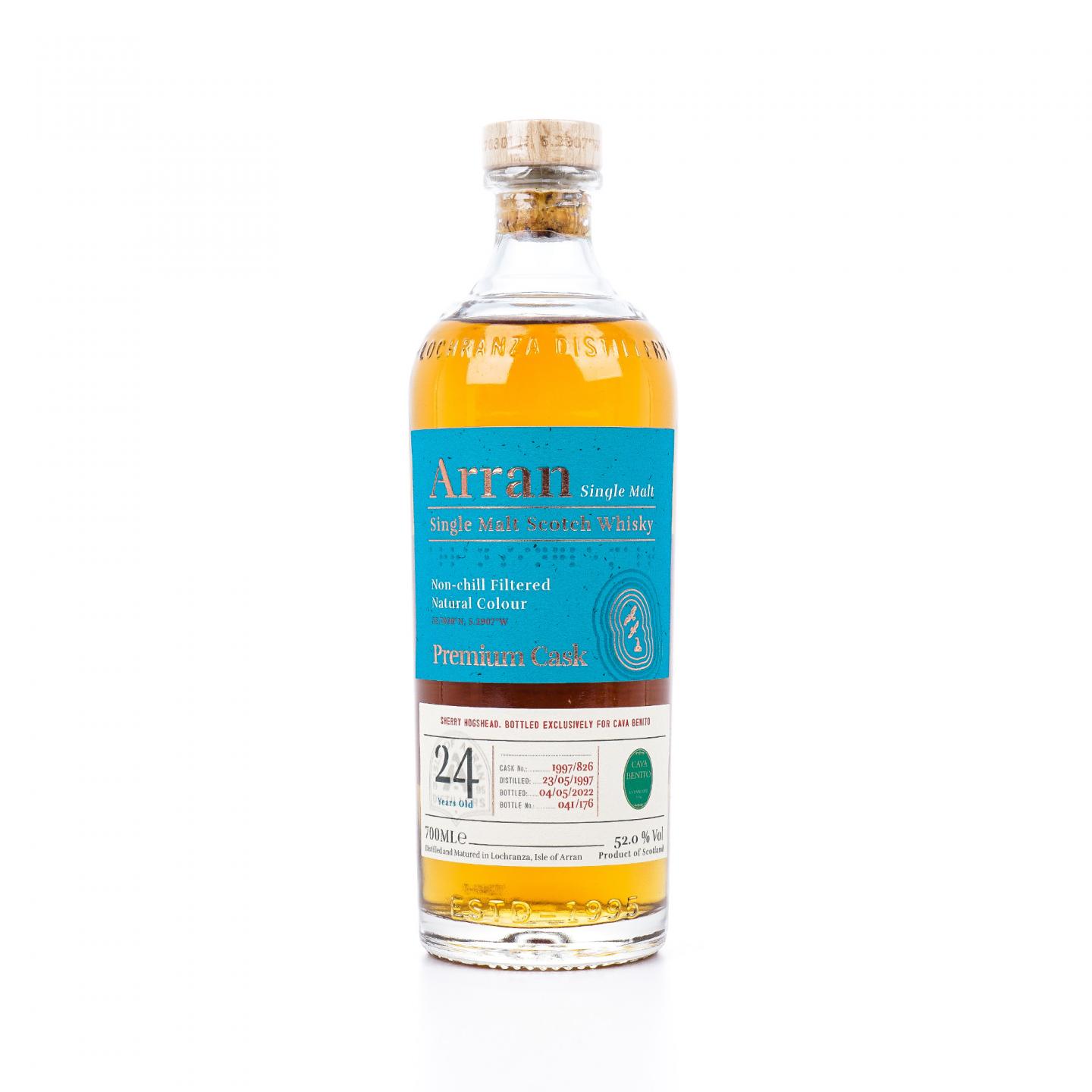 Arran 艾伦 24年 1997-2022 雪莉桶#1997/826