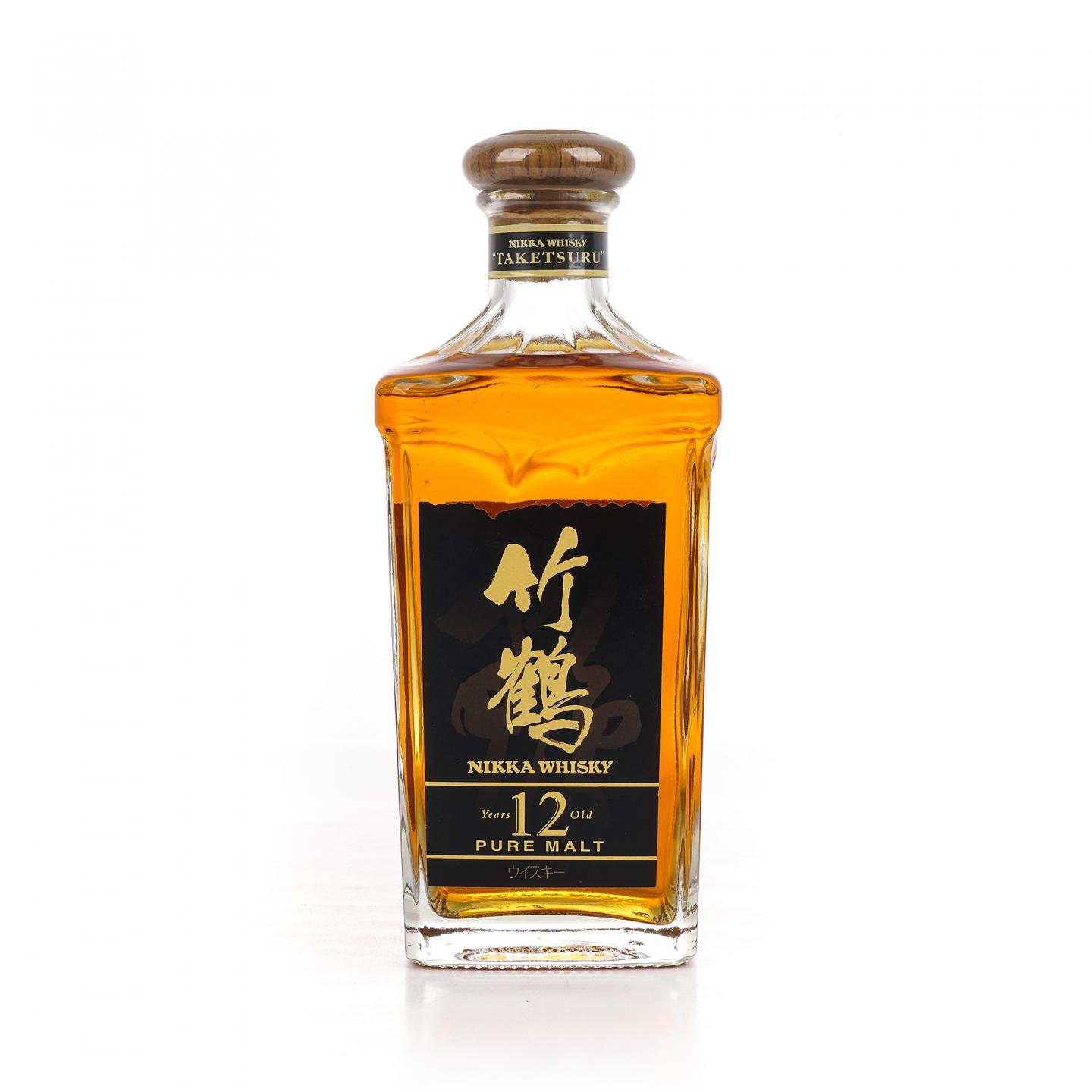 竹鹤 12年 Pure Malt 角瓶 660ml 40%