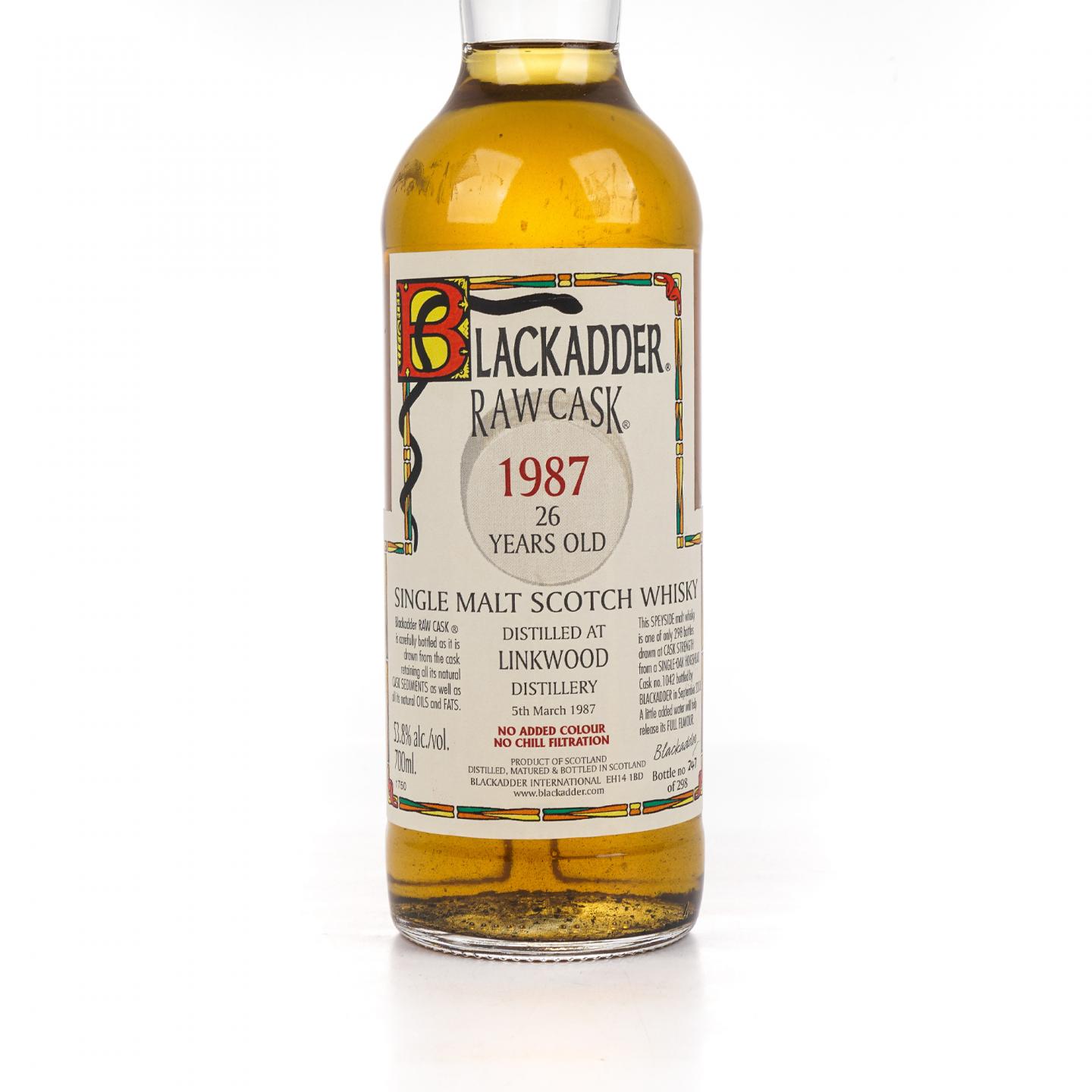 Linkwood 林可伍德 26年 1987 小黑蛇 单桶#1042 非原盒