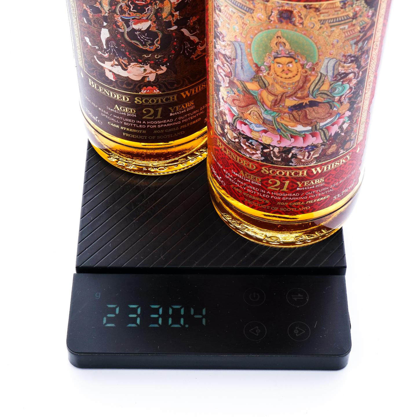苏格兰调和威士忌 21年 2004-2025 馆藏唐卡艺术系列 桶强2瓶组